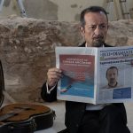 Rocco Papaleo sul set del cinema "Il Bene Comune"