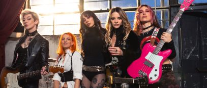 Bambole di Pezza sul set del videoclip di "Resta con me"