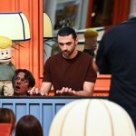 Carlo Amleto sul set di LOL6