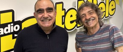 Elio e le Storie Tese negli studi di Radio LatteMiele