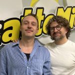 Giorgio Camandona e Mauro Simone negli studi di Radio LatteMiele