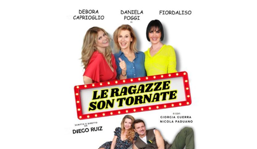 La locandina de "Le Ragazze son tornate" con Fiordaliso