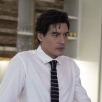 Cristiano Caccamo sul set del film
