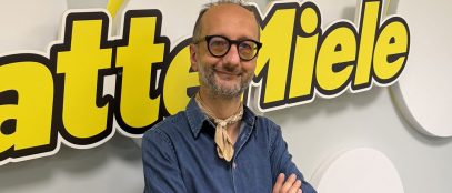 Andrea Laffranchi negli studi di Radio LatteMiele