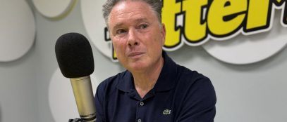 Enzo Mazza negli studi di Radio LatteMiele